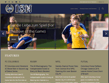 Tablet Screenshot of isnsoccer.com